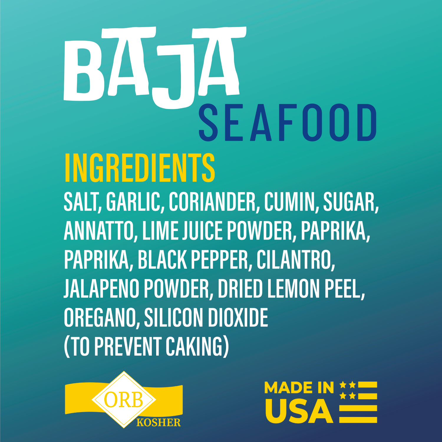 Baja Seafood Spice Blend
