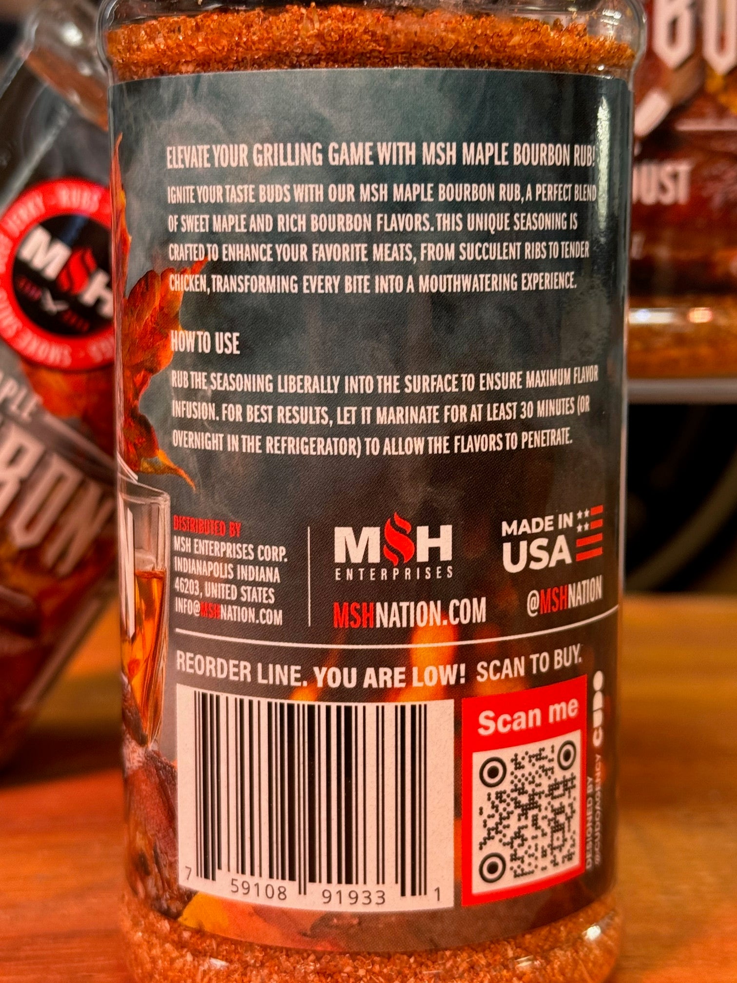 Maple Bourbon BBQ Dust