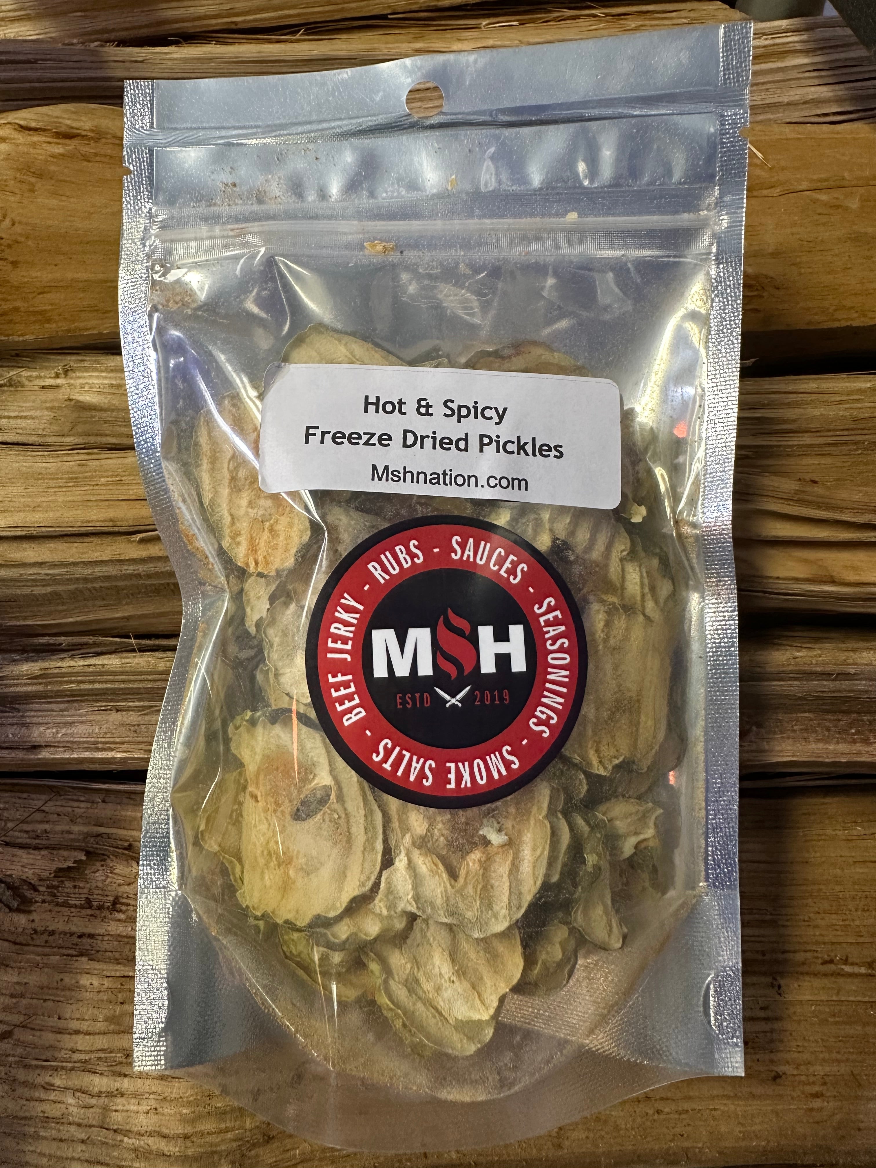 SWEET HEAT Freeze-Dried Pickles