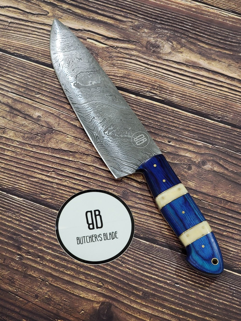 Limited Edition Handmade Damascus 8" Chef's Knife - MeatSoHorny